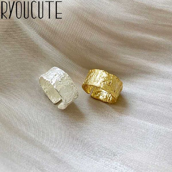 

wedding rings korean boho irregular geometric for women band men finger 2021 female bohemian jewelry gifts, Slivery;golden