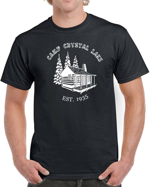 

280 camp crystal lake mens t-shirt jason horror movie 80s friday funny vintage tee shirt