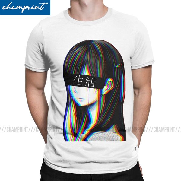 

is this art sad japanese aesthetic men's t shirt prison school humorous tee shirt short sleeve t-shirts birthday gift