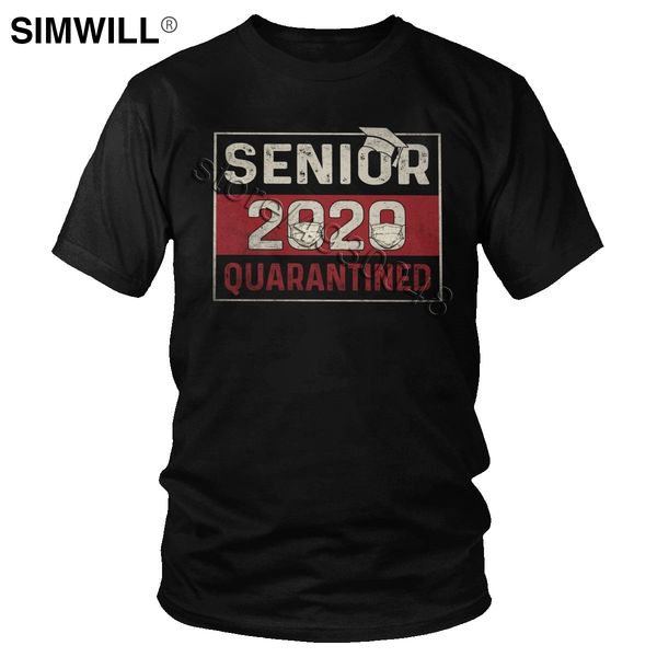 

classic class of 2020 quarantine senior 2020 quarantined tee vintage short sleeve cotton t shirt social distancing t-shirt gift