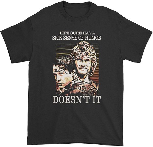 

like sure has a sick sense of humor t shirt men women loose plus size tee shirt