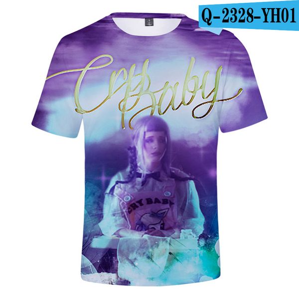 

cry baby melanie martinez cotton elling brand 3d print shirts aesthetic humor graphic men clothing