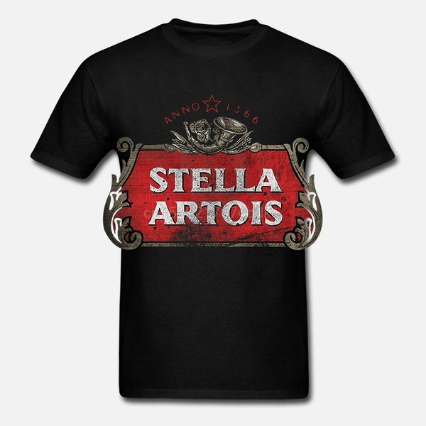

stella artois beer - vintage black t-shirt