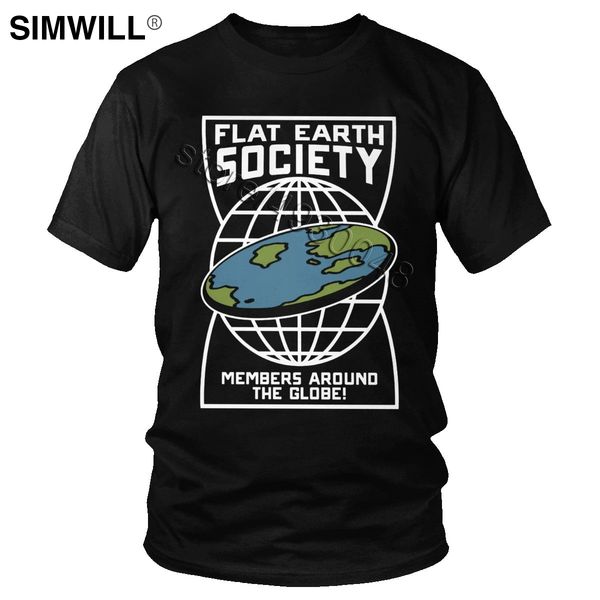 

funny saying flat earth society members around the globe t-shirt gorgeous cotton tee men short sleeve conspiracy theory t shirt