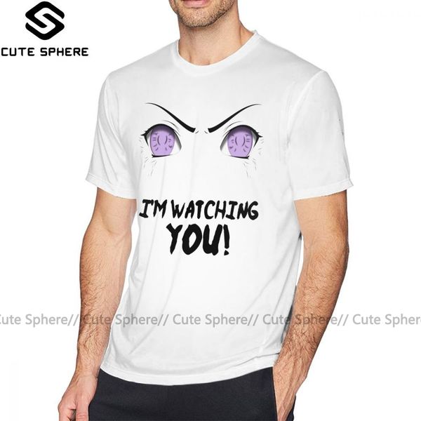 

sharingan t shirt sharingan byakugan eye i m watching you t-shirt fashion short-sleeve tee shirt men awesome 100 cotton tshirt