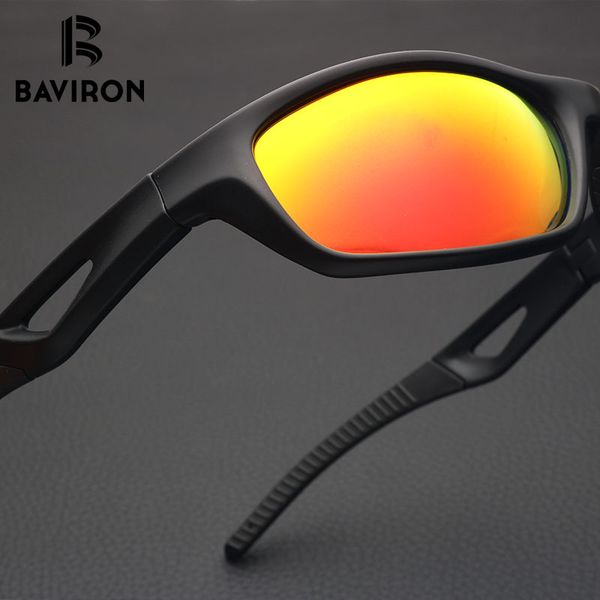 

sunglasses baviron tac sports goggle men frame rain biker glasses polarized uv400 protect resist wind glass, White;black