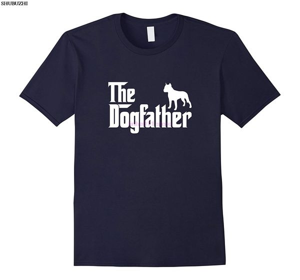 

новый мужской рубашки американский стаффордширский терьер amstaff dogfather t-shirt