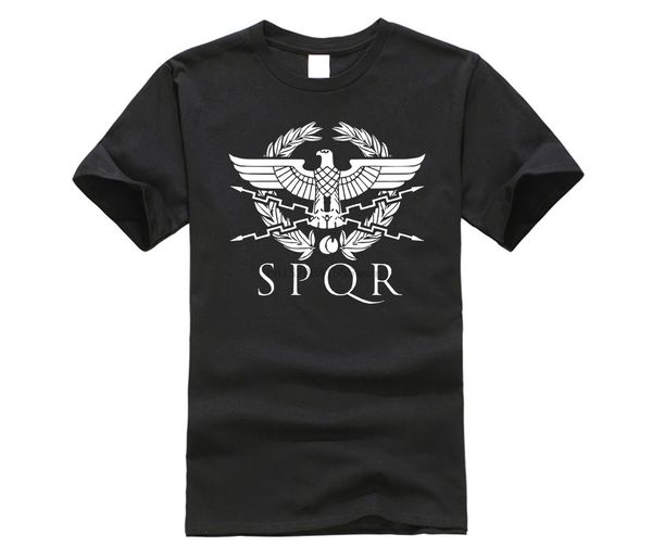 

2020 flash print cotton slim fit crew neck spqr rom gladiatoren legion roman legionary roman casual tee shirts