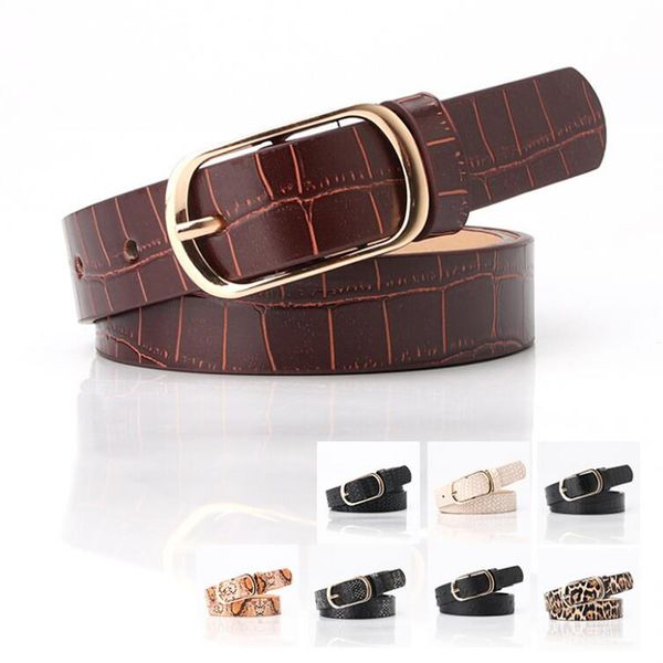 

поясной ремень женщины змеи leopard печати золотой пряжки металла pin кожа pu ремни поясному ремню платье отдыха jeans широкий waistband нов, Black;brown