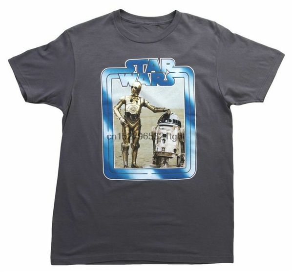 

r2d2 c3po border t-shirt tee shirt
