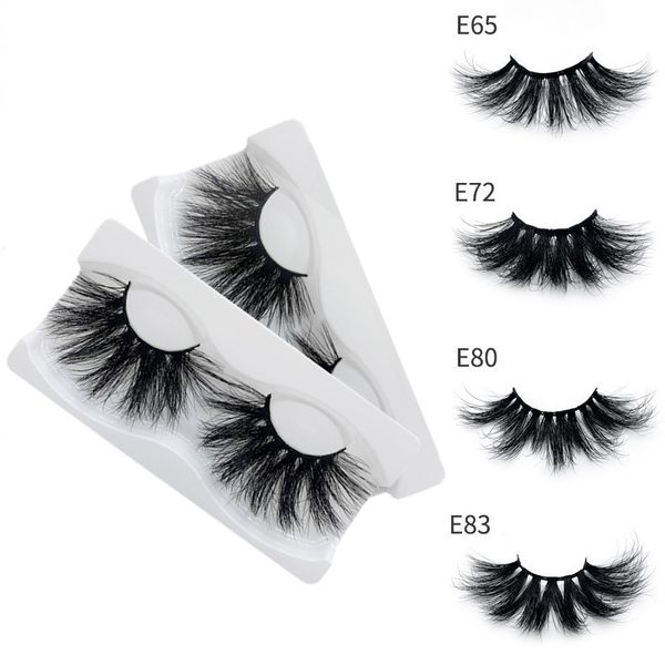 

false eyelashes 25mm5d mink hair 3d hand-made natural thick eyelash extension