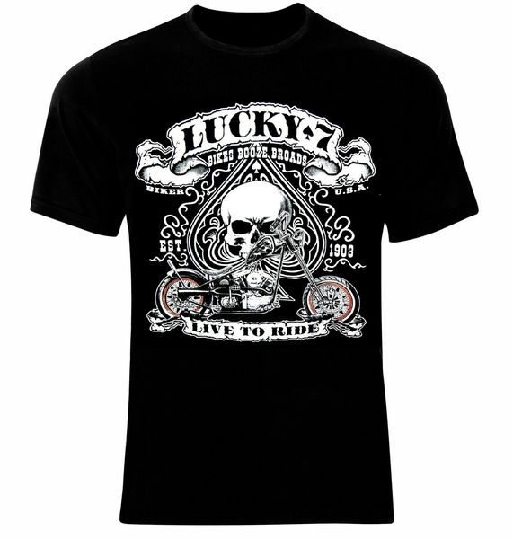 

motorrad biker rocker tattoo live to ride t-shirt all sizes