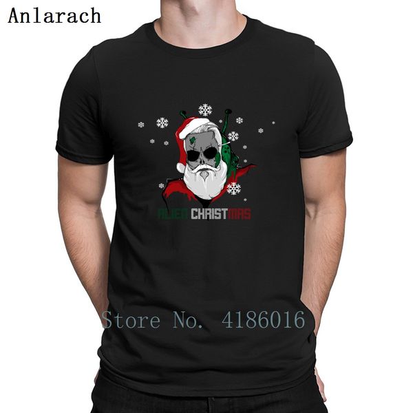 

alien christmas t shirt cotton interesting kawaii funny spring autumn s-4xl natural design shirt