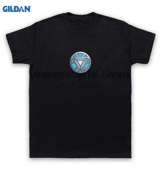 

cotton o-neck printing fashion t shirt iron man t shirt chest arc reactor