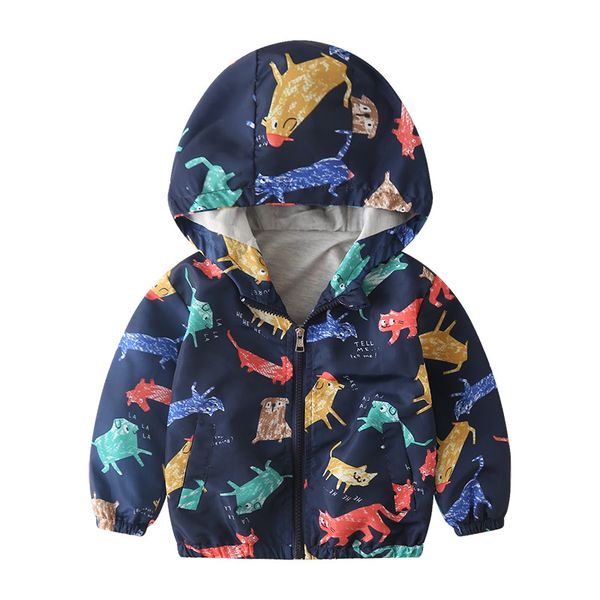 

melario kids jacket 2020 fashion boys children hooded zipper toddler baby print coat infant hoodies for girls children clothing, Blue;gray