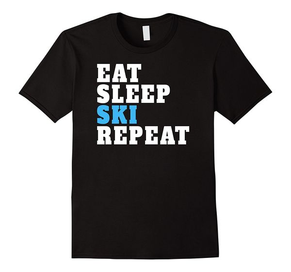 

eat sleep skies t-shirt skies lovers skies tee men womenmen short sleeve tee