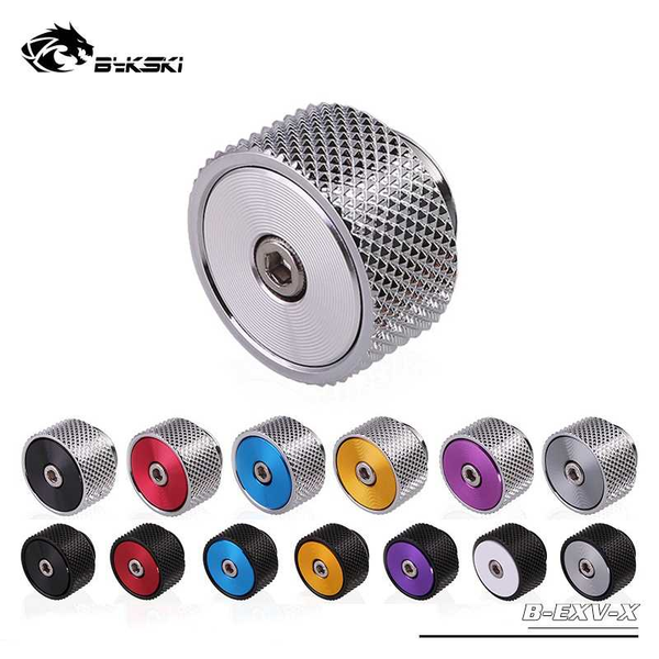

fans & coolings bykski cd pattern exhaust valve automatical manual air evacuation plug for gas release b-exv-x