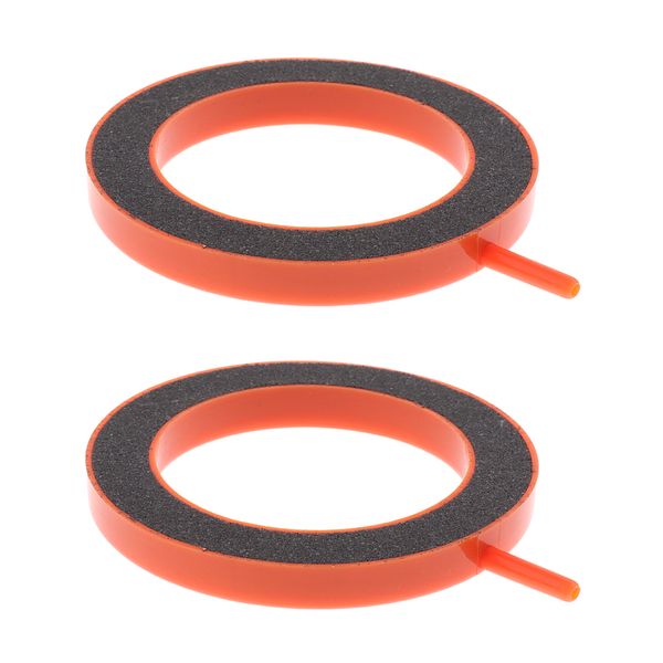 

2pcs fish tank bubble diffuser air stone round airstone oxygen pumps accessory