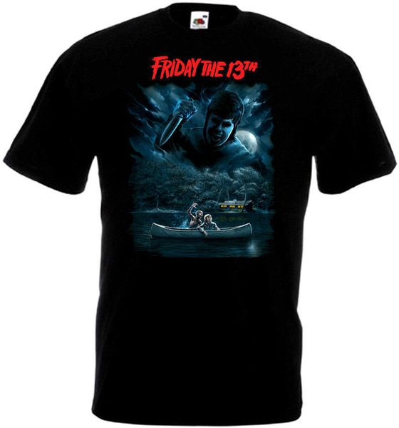 

friday the 13th v47 t shirt black movie poster all sizes s-3xl new 2018 summer casual t-shirt printing