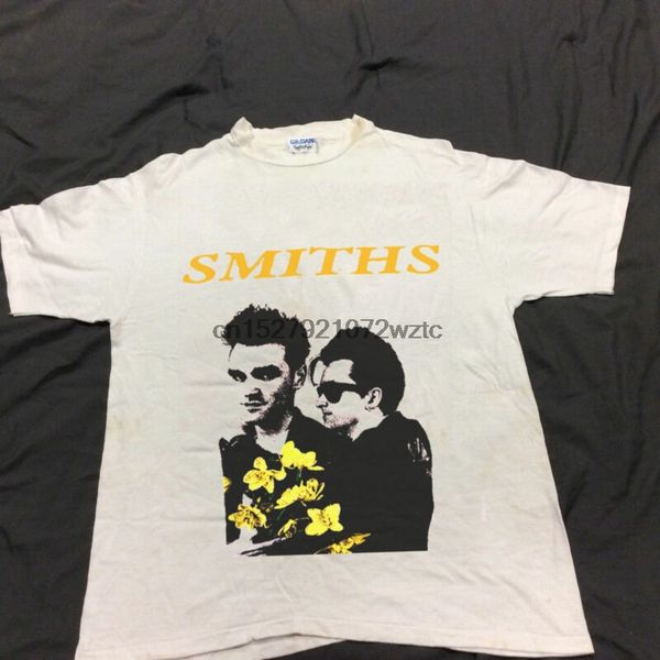 

vintage начале 1990-х smiths моррисси t shirt white reprint a +++ new