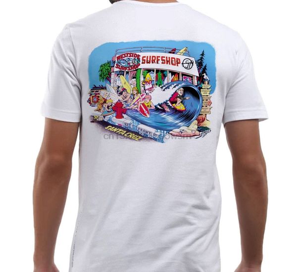

brand clothes summer 2020 crew neck men tee california surfer west side surfer shop t shirts