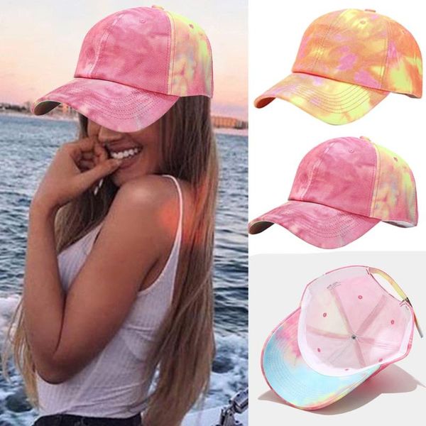 

neutral tie-dyed print breathable sports peaked cap women man outdoor sport mesh snapback hats fashion baseball cap 8.26, Blue;gray