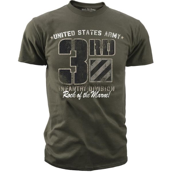 

мужчины army тенниска us army 3-й пехотной дивизии рок марне retro (mt640
