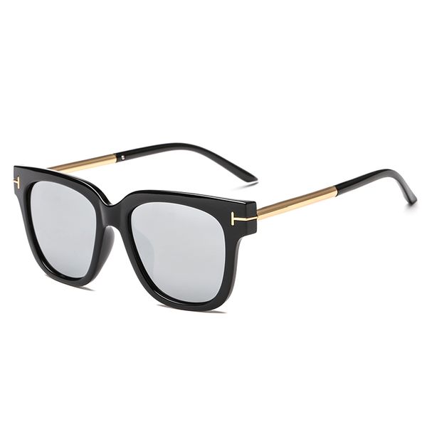 

sunglasses est classic vintage square women men fashion retro brand designer tom decorative trend uv400 eyewear, White;black