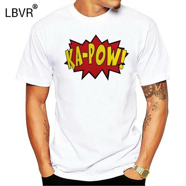 

kapow pop art mens t shirt подарков present ка pow popart комиксов мультфильм tshirt новая мода top free shipping 2018. рубашки