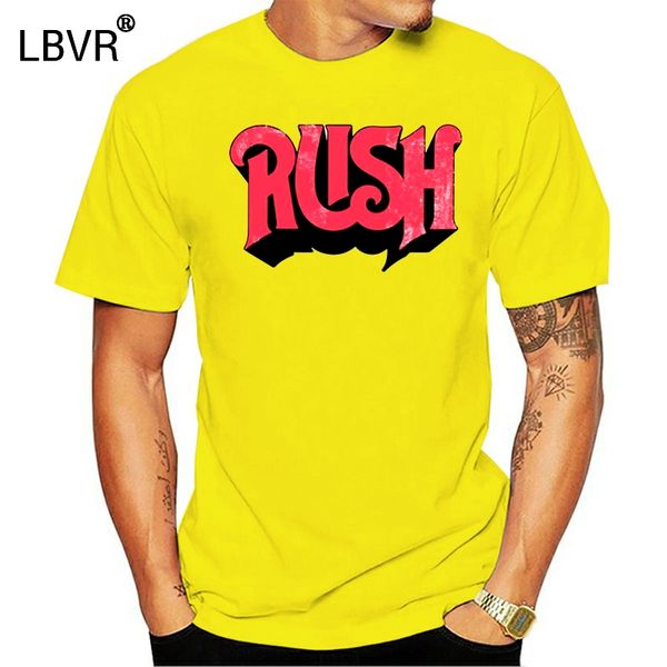 

rush t-shirt оригинальный розовый логотип мужской с коротким рукавом футболка
