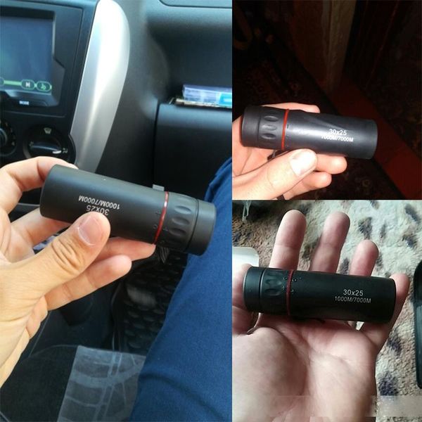 

zacro high definition monocular telescope 30x25 waterproof mini portable military zoom 10x scope for travel hunting