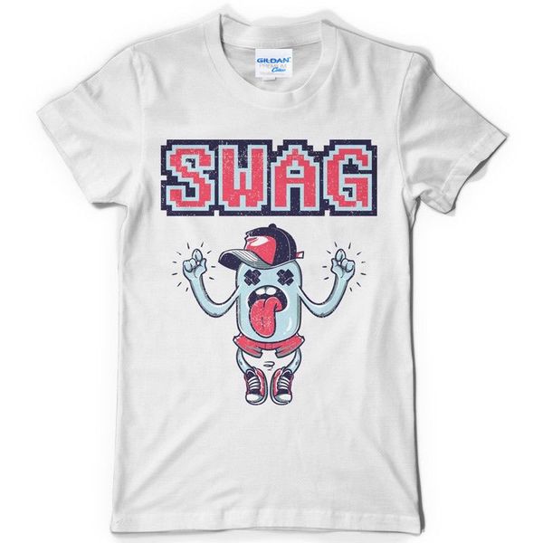 

мужские 2019 взрослый лента недавних t-shirt s-2xl белая майка swag полиэстер футболки с коротким рукавом печать письма new men summer tops