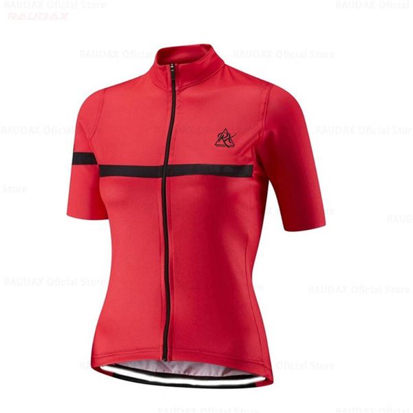 

women clothes 2020 wear better rainbow pro team cycling jersey short sleeve bicycle clothes summer mtb road bike shirt ciclismo, Black;red