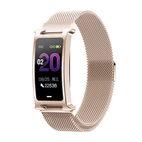 

f8 bluetooth fashionable bracelet multiple sports mode 24h blood pressure heart rate monitor ip68 waterproof smart band