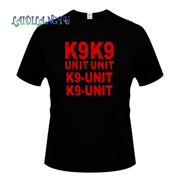 

mens t shirts fashion 2019 k-9 unit set police dog funny t shirts mens clothing trend casual slim fit tees