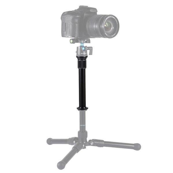 

puluz professional 3/8 inch screw metal handheld tripod mount monopod extension rod for dslr slr cameras accessories drop ship