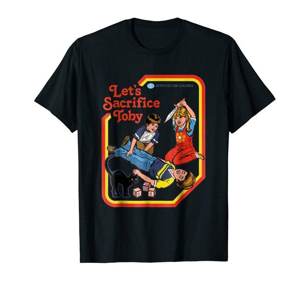 

let's sacrifice toby activities for children spell circle hell black t-shirt summer o neck