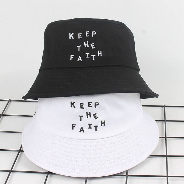

summer foldable bucket hat breathable outdoor sunscreen cotton fishing hunting cap men women sun prevent hats, Black