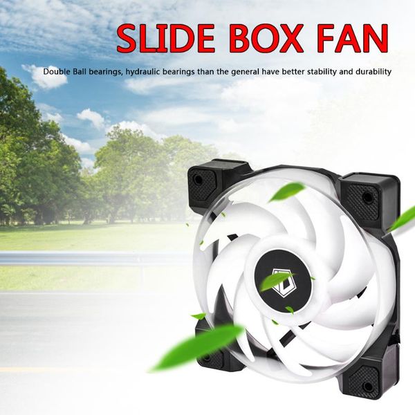 

3pcs id-cooling df-12025-argb trio classic cooling fan motherboard sync chassis radiator deskpc computer case accessaries