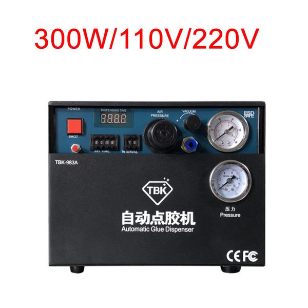 

tbk 300w built-in air compressor automatic electric digital glue dispenser for solder paste and glue fluid dispenser