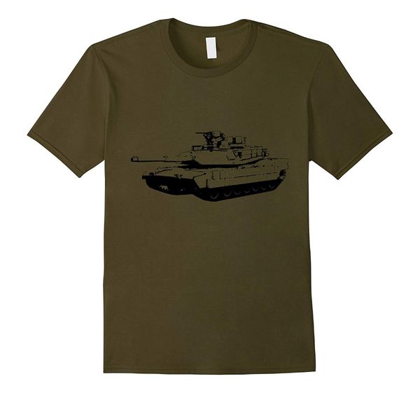 

2020 fashion short sleeve us army m1 abrams main battle tank t-shirt custom tees