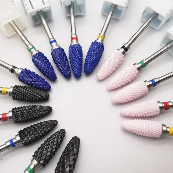 

rikonka 1шт ceramic nail drill bits фреза для маникюра electric nail drill маникюр машина аксессуар files tool, Silver