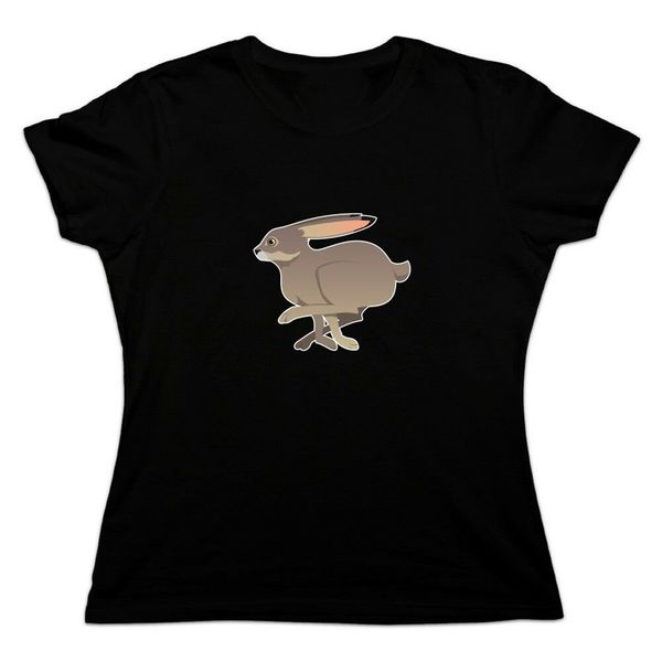 

jackrabbit running racing women's novelty t-shirt stylish custom tee shirt