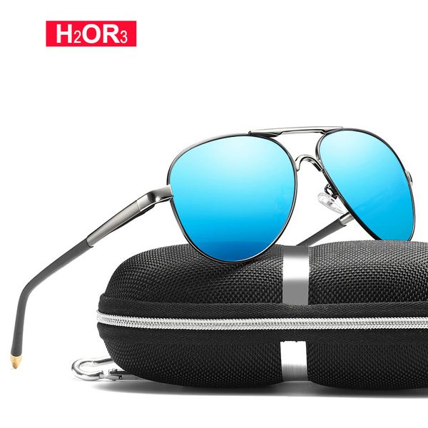 

sunglasses men classic pilot sun glasses fashion male driving glasses alloy frame mirror uv400 8503, White;black