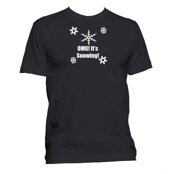 

2020 fashion omg it's snowing funny.premium ringspun mens t-shirt. all colours and sizes tee shirt