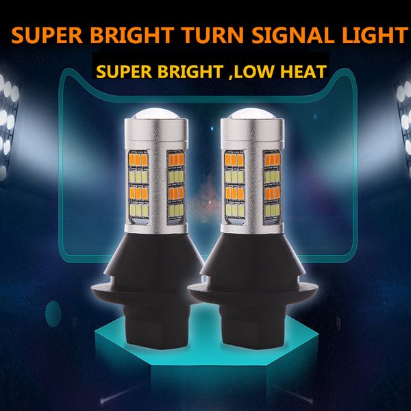 

1156 ba15s/1156 bau15s/t20 7440 led switchback lamp canbus auto drl running light parking bulbs with turn signal light 42 led