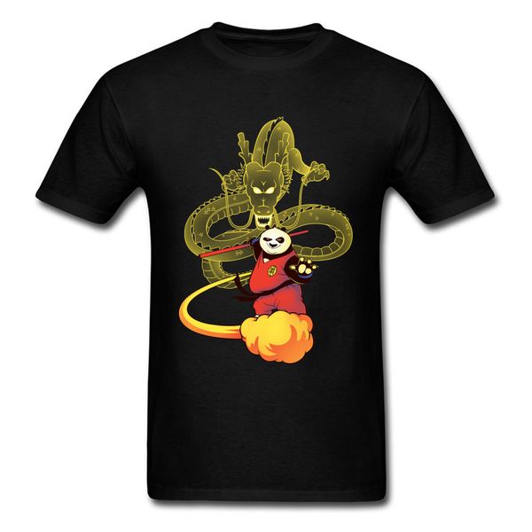 

kung fu man streetwear mens tshirt martial t shirts cotton t-shirt printed fitness clothing panda dragon spirit