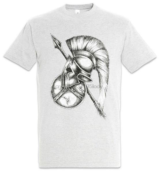 

spartan gear t-shirt - sparta spartans shield spear helmet leonidas 300