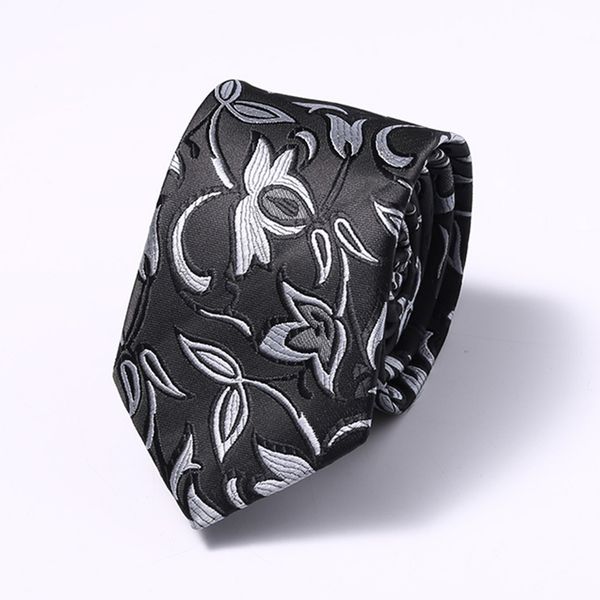 

luxury 30 styles 6cm 100% silk neck ties for men handmade slim tie red mens necktie formal wedding party mens classic ties gift, Black;gray
