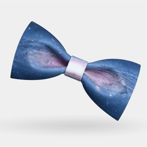 

original designer bow ties with gift box handmade bow ties printed bluesky women and men  fit all, Blue;purple